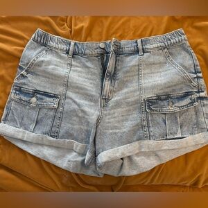 Time and Tru Light Blue Denim Shorts